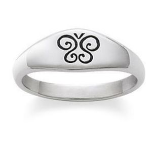Retired James Avery Butterfly Ring 6.5 Silver